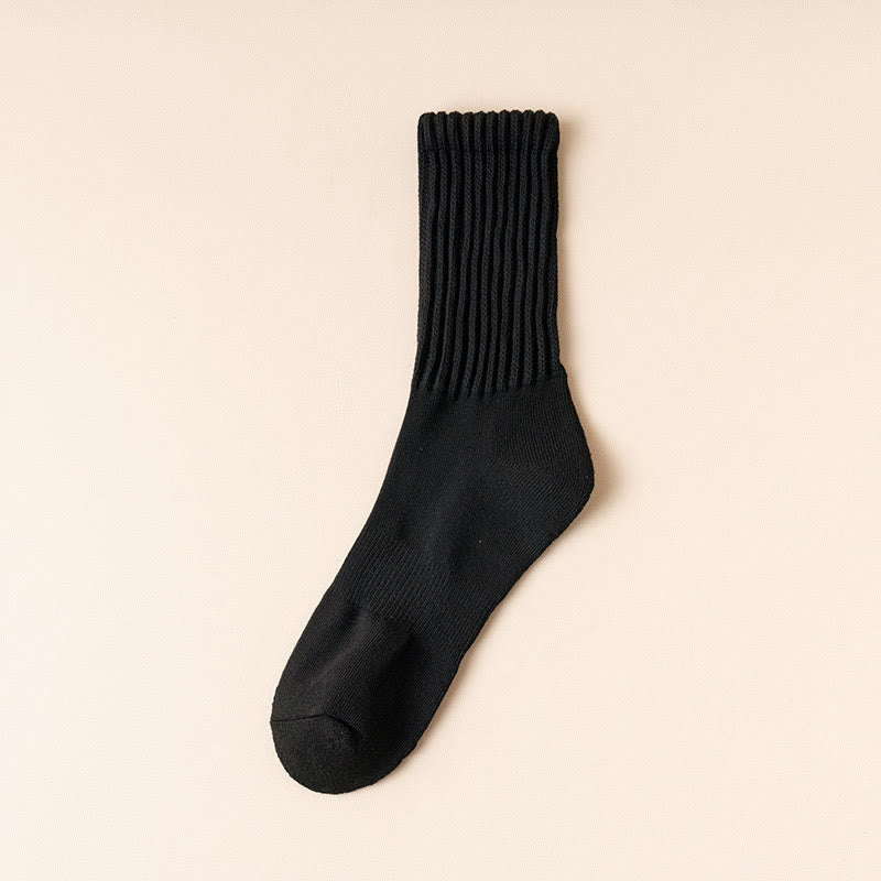 Viertelsocken mit dicken Streifen in Übergröße (4 Paar)