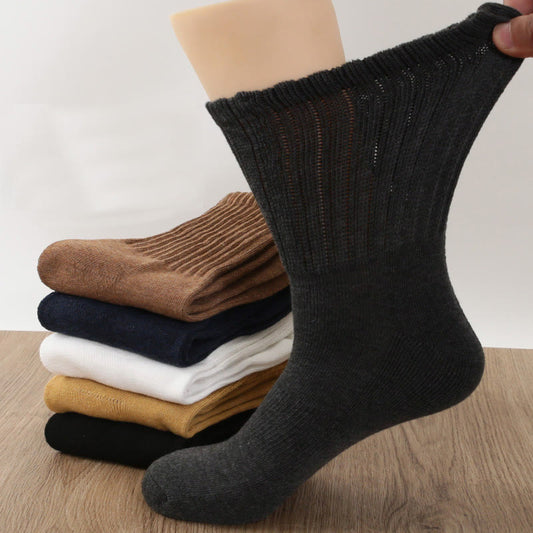 Viertelsocken mit dicken Streifen in Übergröße (4 Paar)