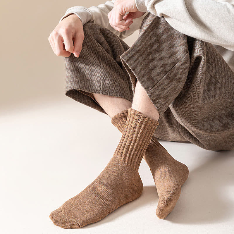 Viertelsocken mit dicken Streifen in Übergröße (4 Paar)