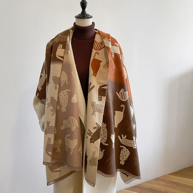 Niedlicher, farblich passender, verdickender Deckenschal - image 4