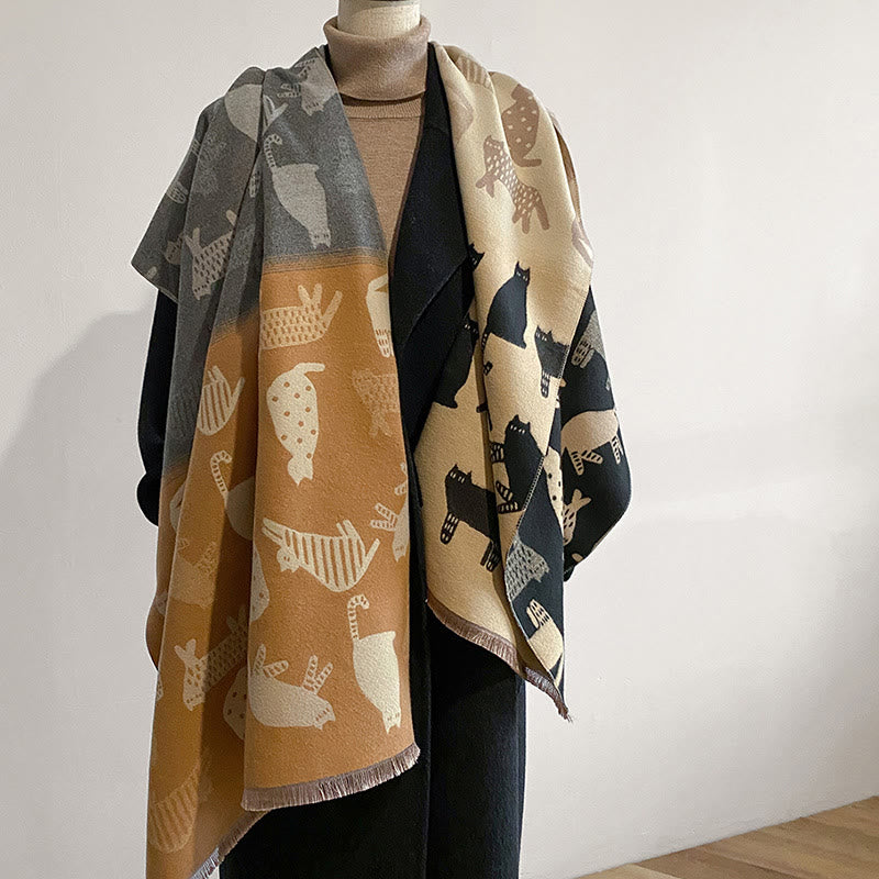 Niedlicher, farblich passender, verdickender Deckenschal - image 6