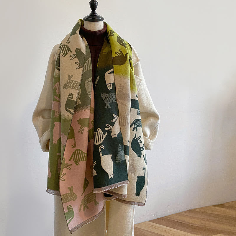 Niedlicher, farblich passender, verdickender Deckenschal - image 5