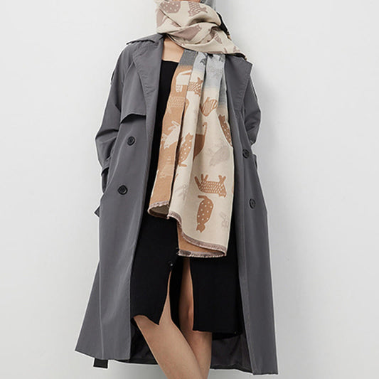 Niedlicher, farblich passender, verdickender Deckenschal - image 1