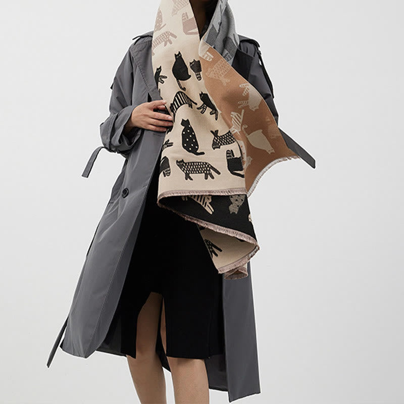 Niedlicher, farblich passender, verdickender Deckenschal - image 2