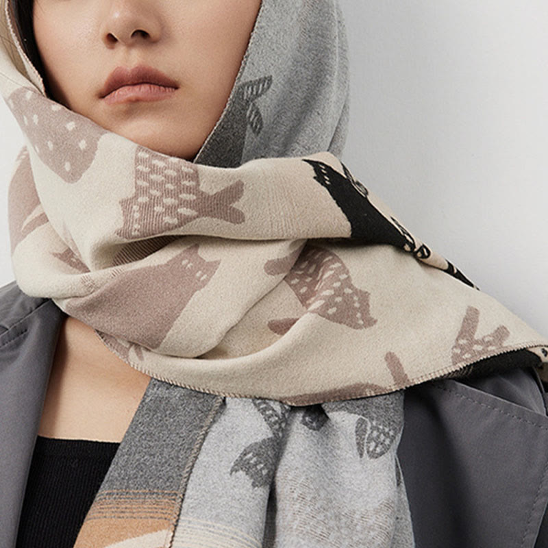 Niedlicher, farblich passender, verdickender Deckenschal - image 3