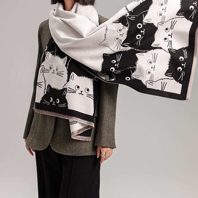 Warmer, schöner Winterdeckenschal - image 5