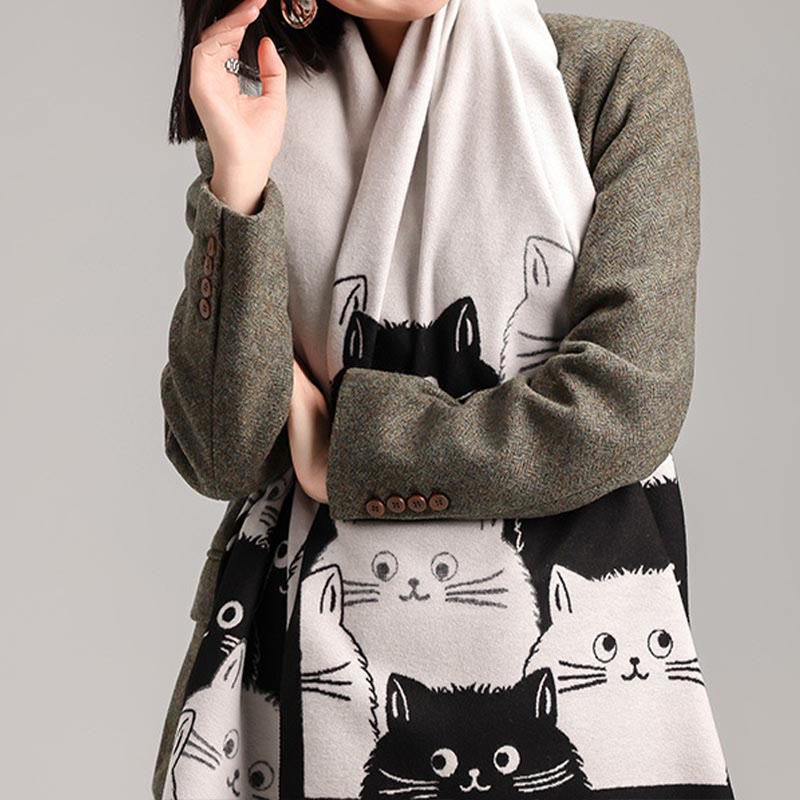 Warmer, schöner Winterdeckenschal - image 3