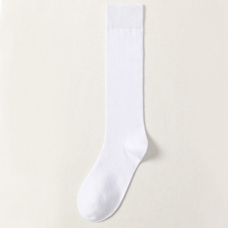 Anständige Kniestrümpfe in Übergröße (5 Paar) - Weiß - EU38-46 (US5-12) - image 6