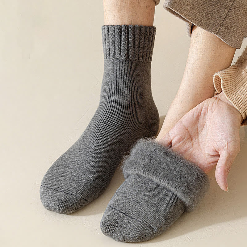 Vielseitige, einfarbige Viertelsocken in Übergröße (5 Paar) - image 2