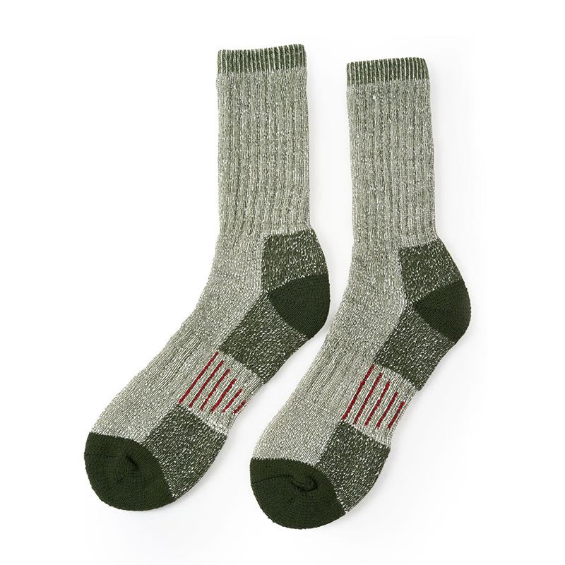 Weiche, dicke Crew-Socken in Übergröße (5 Paar) - Armeegrün - EU40-44 (US10-13) - image 6