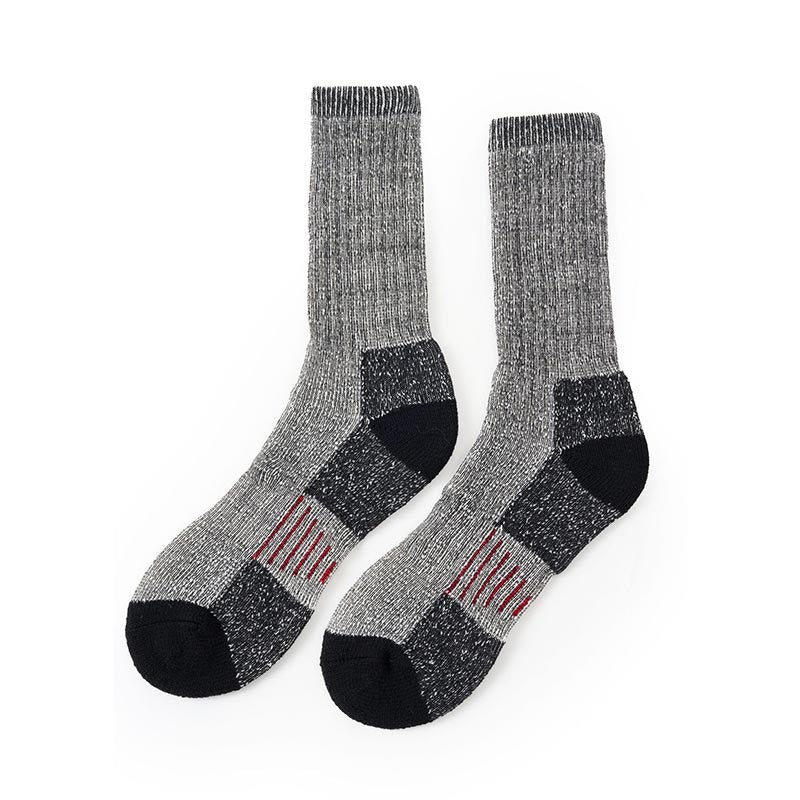 Weiche, dicke Crew-Socken in Übergröße (5 Paar) - Schwarz - EU40-44 (US10-13) - image 4