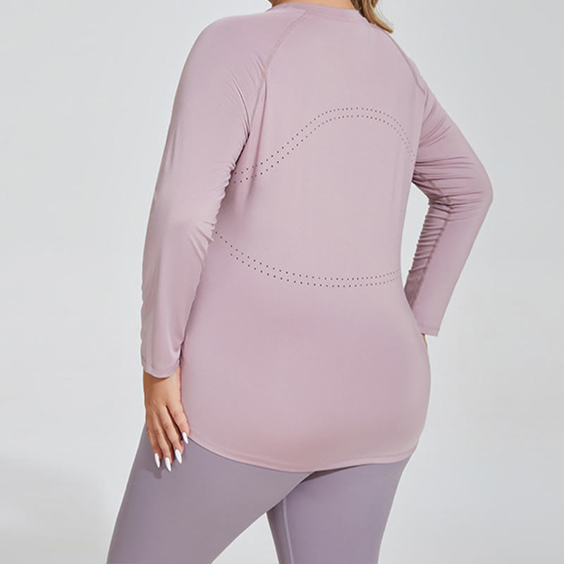 Langarm-Sportswear-Yoga-Shirt - image 6
