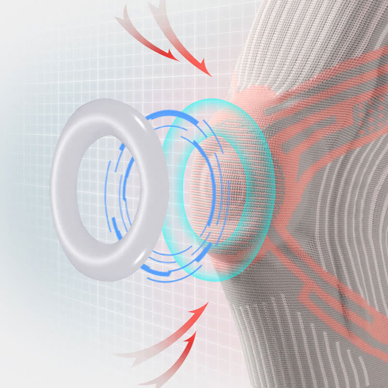Kniebandage mit Silikonpolster