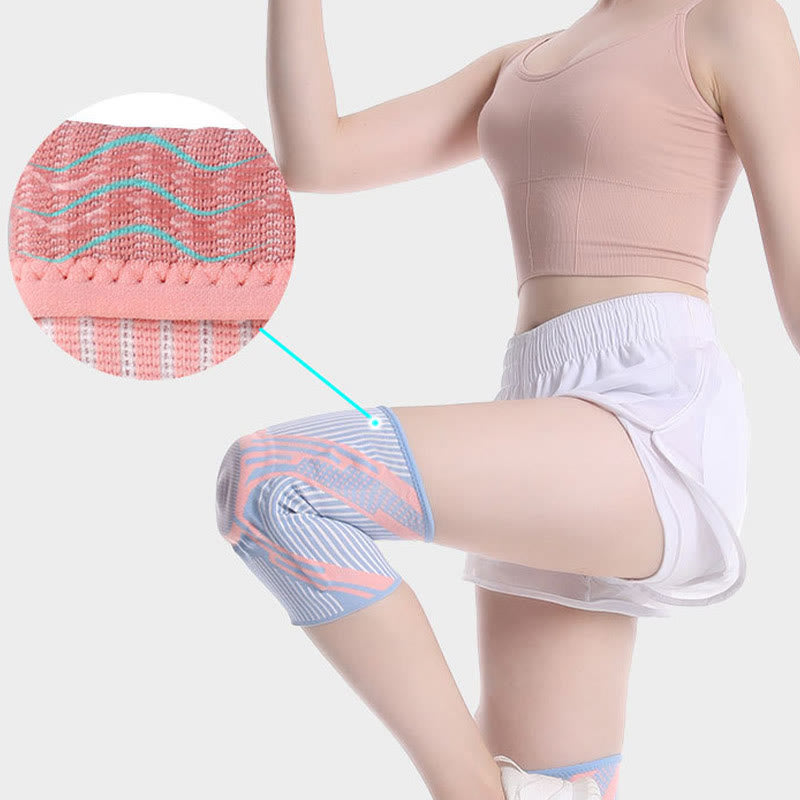 Kniebandage mit Silikonpolster