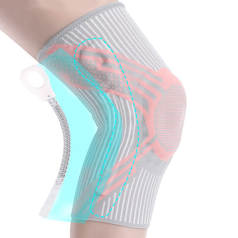 Kniebandage mit Silikonpolster