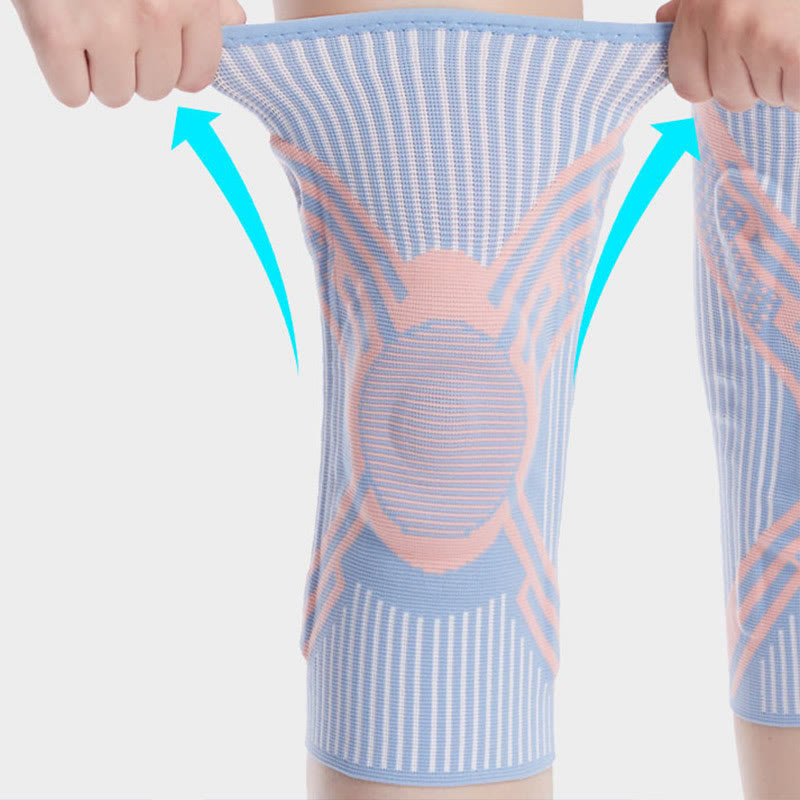 Kniebandage mit Silikonpolster
