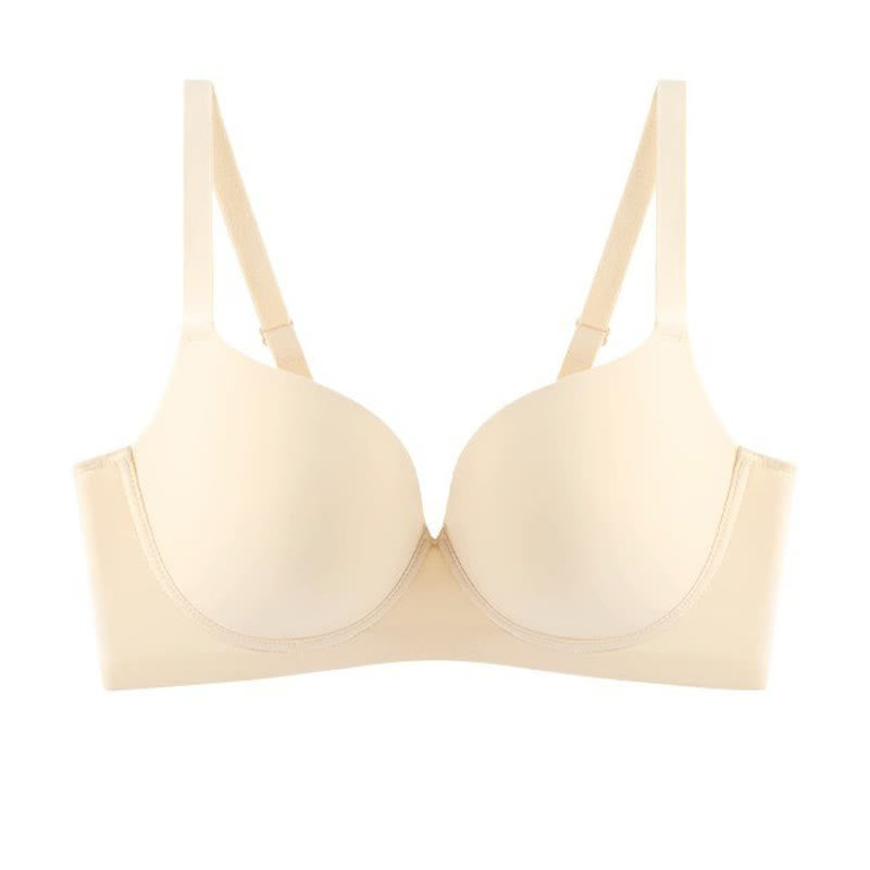 Nahtloser, bügelloser Stütz-BH mit vollständiger Abdeckung - Nackt - 3XL - image 4