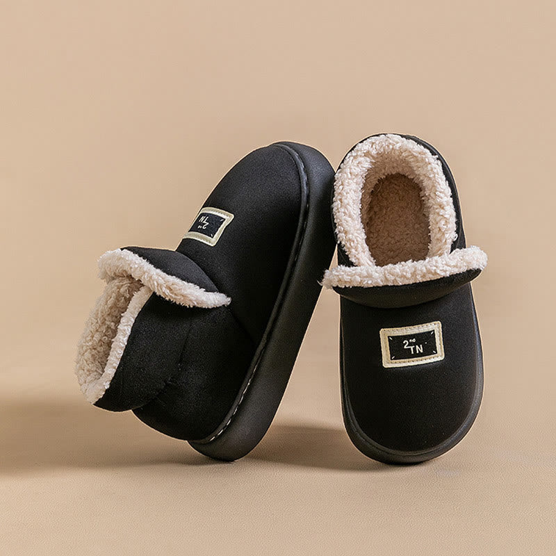 Weiche Hausschuhe aus Memory-Schaum in Übergröße - Schwarz - EU43-44 (US9-10) - image 9