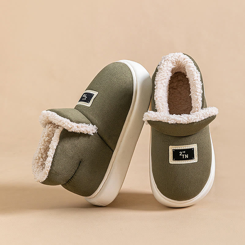 Weiche Hausschuhe aus Memory-Schaum in Übergröße - Armeegrün - EU43-44 (US9-10) - image 11