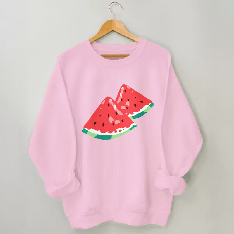 Wassermelonen-Sweatshirt in Übergröße - Rosa - 3XL - image 4