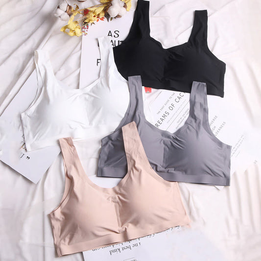 Dünner, nahtloser, bügelloser BH in Übergröße