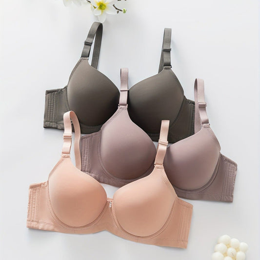 Dünner, glatter, nahtloser Push-up-Bügel-BH