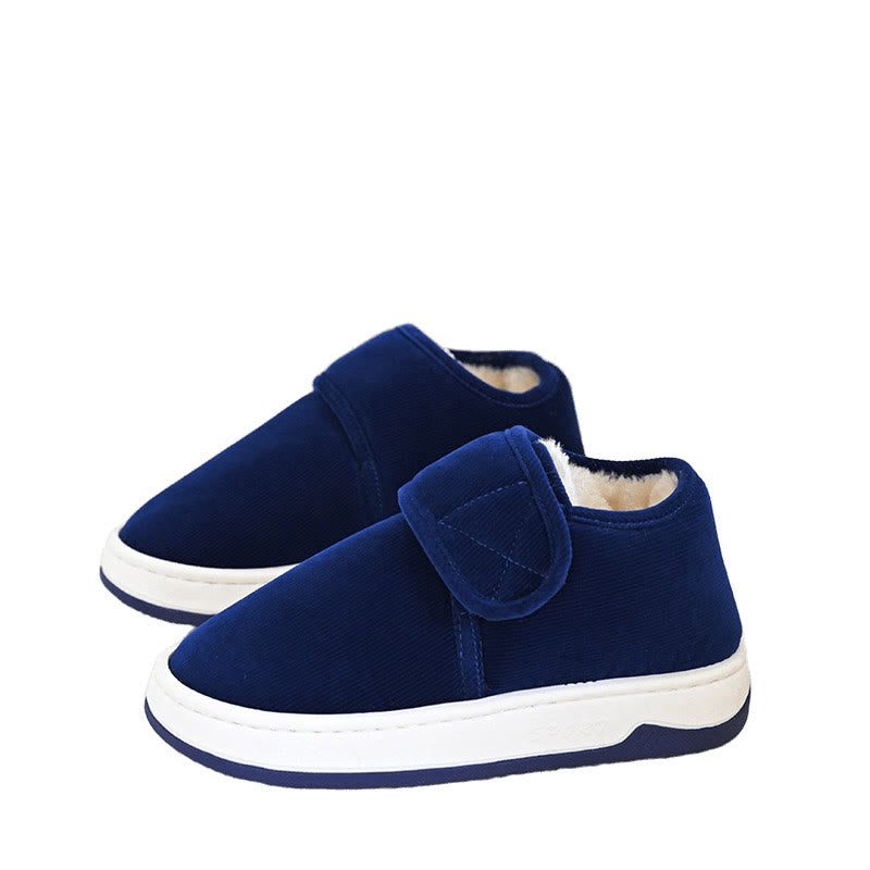 Flauschige, dicke Hausschuhe in Übergröße - Marineblau - EU43-44 (US9-10) - image 9