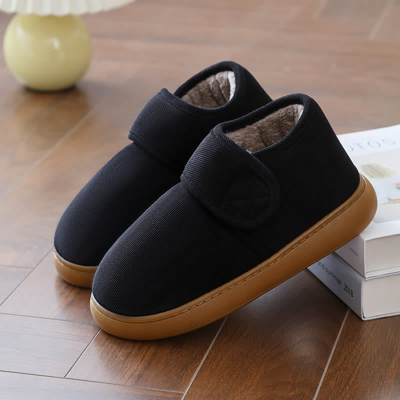 Warme Diabetiker-Hausschuhe in Übergröße - Schwarz - EU44 (US10) - image 3