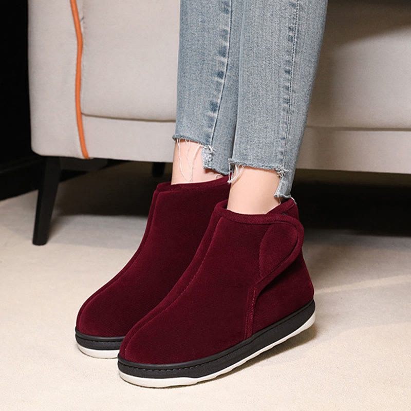 Weiche, warme Diabetiker-Hausschuhe in Übergröße - image 4