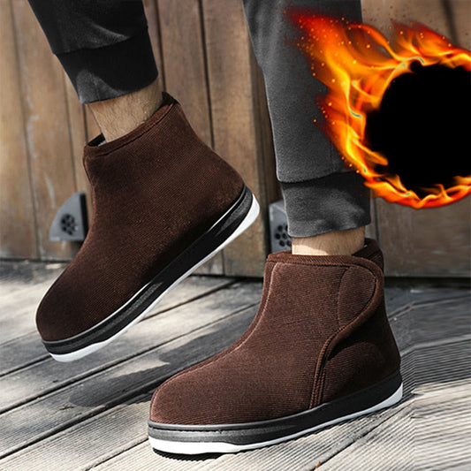 Weiche, warme Diabetiker-Hausschuhe in Übergröße - image 0