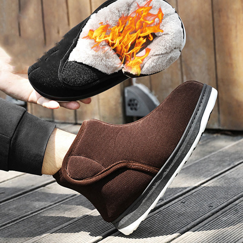 Weiche, warme Diabetiker-Hausschuhe in Übergröße - image 2