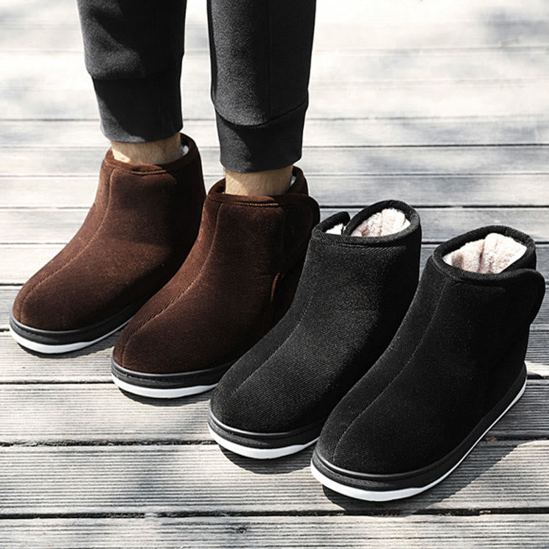 Weiche, warme Diabetiker-Hausschuhe in Übergröße - image 1