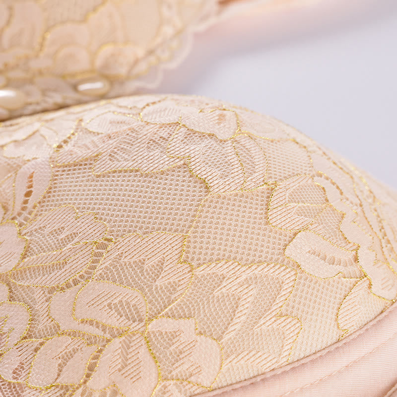 Bügelloser Tank-BH aus Spitze mit Frontverschluss in Übergröße