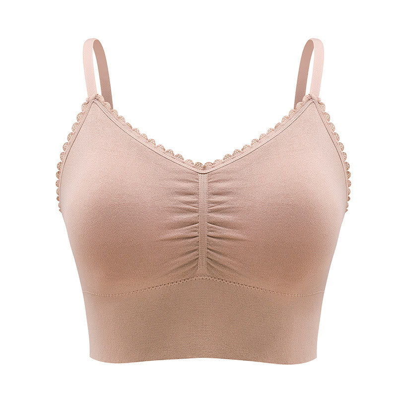 Nahtloser, einteiliger Oberbekleidungs-BH ohne Bügel in Übergröße
