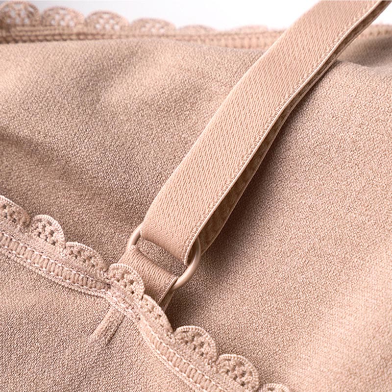 Nahtloser, einteiliger Oberbekleidungs-BH ohne Bügel in Übergröße