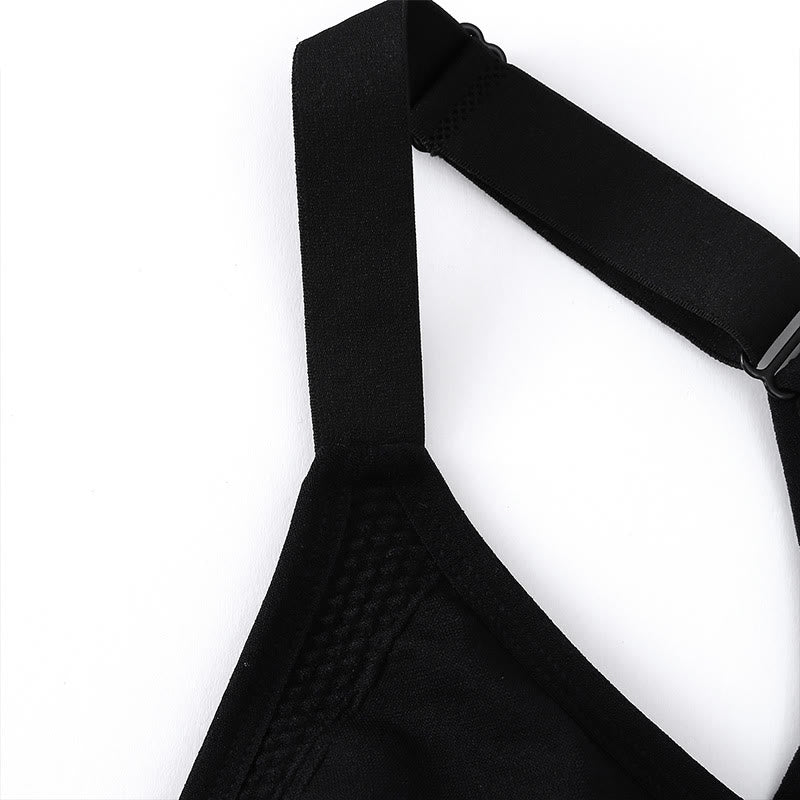 Nahtloser, elastischer, einteiliger, atmungsaktiver, bügelloser BH in Übergröße