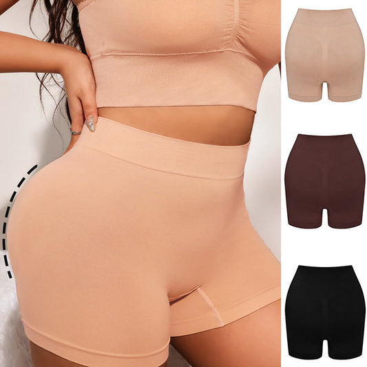 Nahtlose, atmungsaktive, körperformende Sicherheitshose mit hoher Taille (3er-Pack)