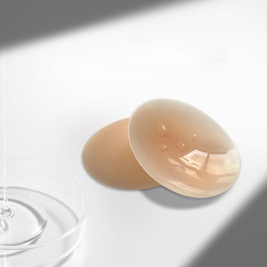 Dünne, feste Brustwarzenabdeckungen aus Silikon (2 Paar)