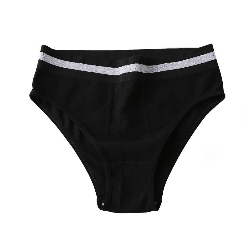 Atmungsaktive Slips in Übergröße mit mittlerer Leibhöhe und einfarbiger Optik (3er-Pack)