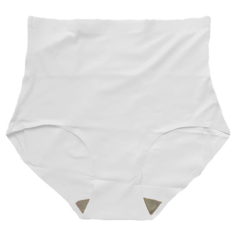 Nahtlose Slips aus Eisseide mit hoher Taille in Übergröße (3er-Pack)