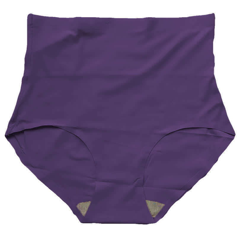 Nahtlose Slips aus Eisseide mit hoher Taille in Übergröße (3er-Pack)
