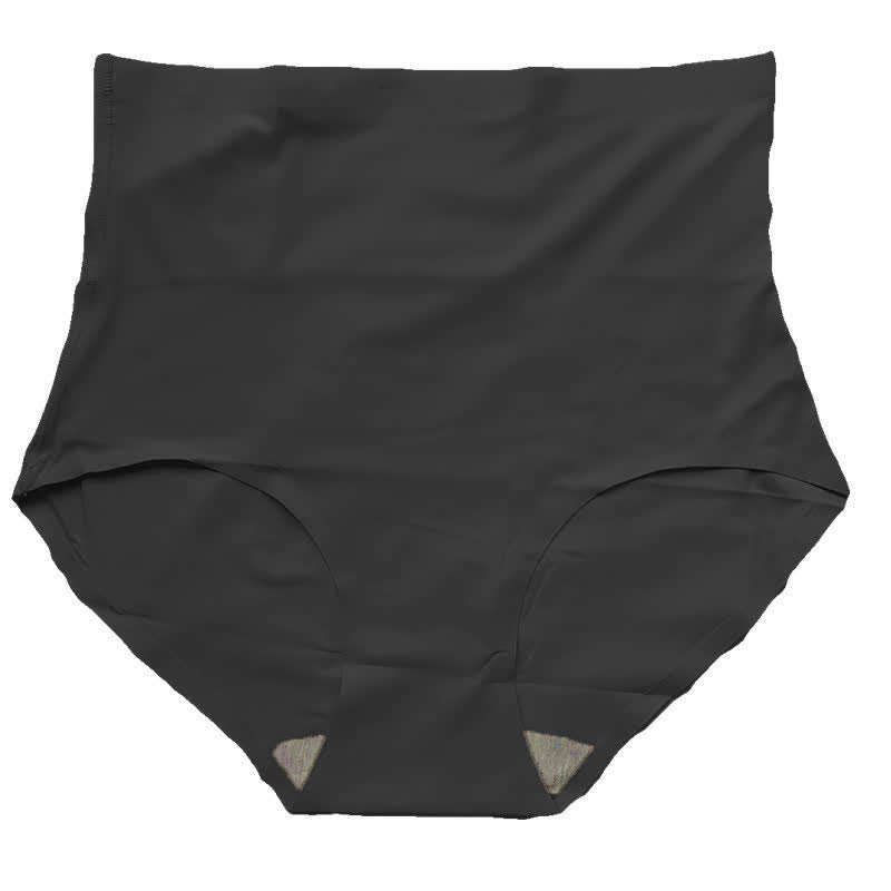 Nahtlose Slips aus Eisseide mit hoher Taille in Übergröße (3er-Pack)