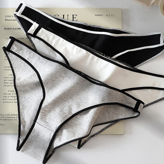 Atmungsaktive Slips mit niedriger Taille in Übergröße (3er-Pack)