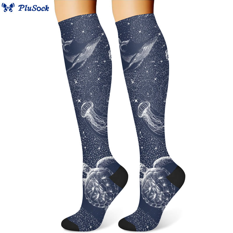 Kompressionsstrümpfe „Starry Skies“ (3 Paar) - image 3