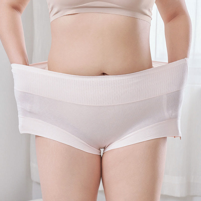Lässige Höschen mit hoher Taille in Übergröße (2er-Pack)