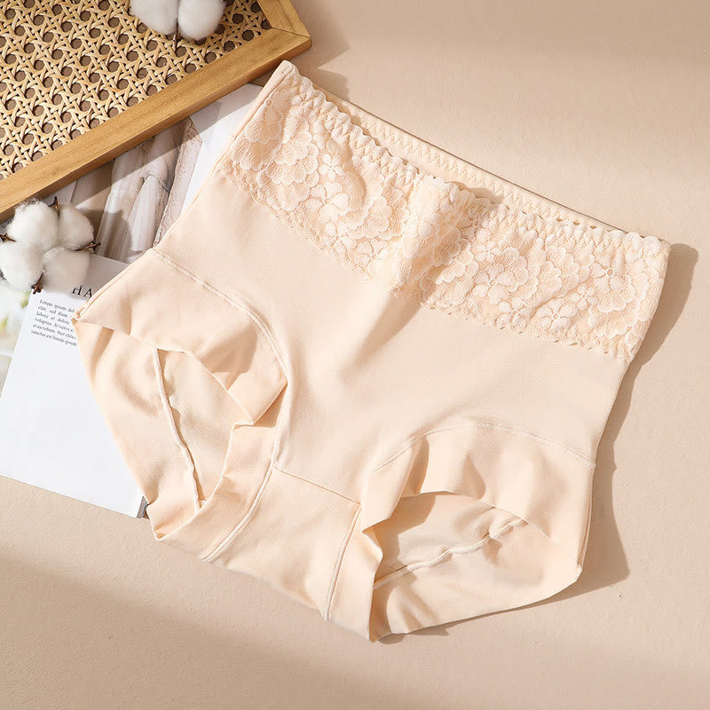 Baumwoll-Slip mit Spitze in Übergröße (2er-Pack)
