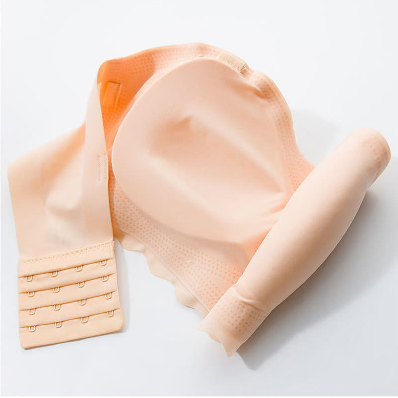 Trägerloser Push-Up-BH in Übergröße, rutschfest, bügellos