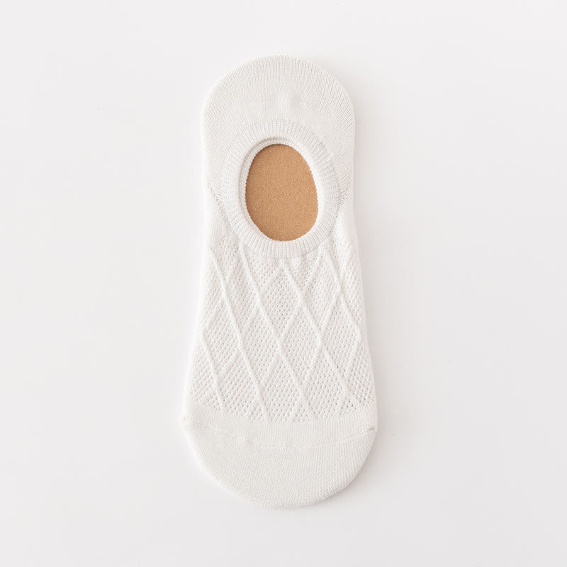 Weiche, unsichtbare Mesh-Socken in Übergröße (5 Paar)