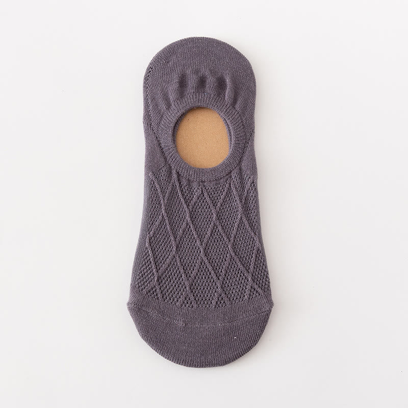 Weiche, unsichtbare Mesh-Socken in Übergröße (5 Paar)