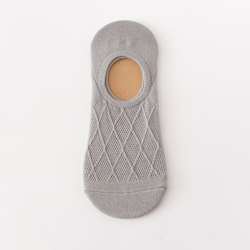 Weiche, unsichtbare Mesh-Socken in Übergröße (5 Paar)